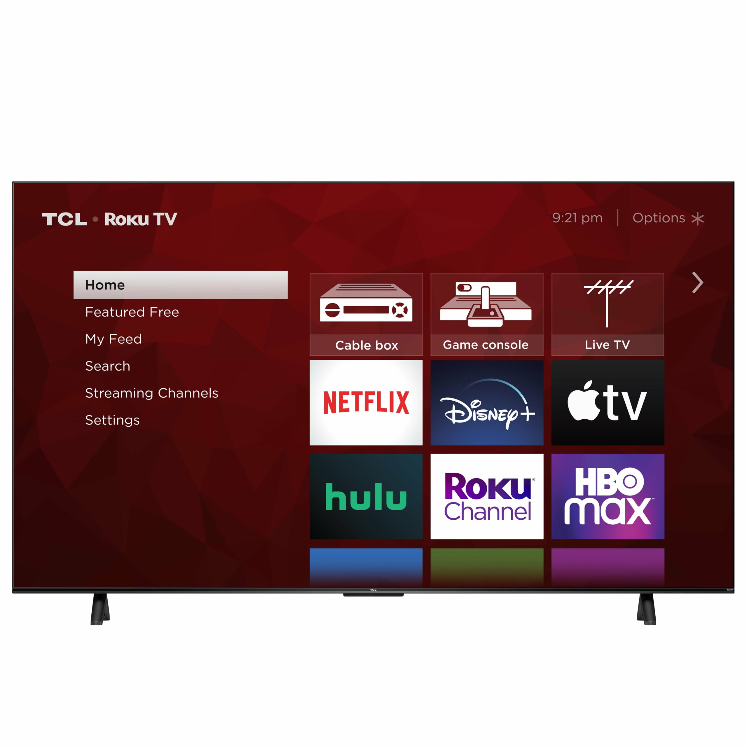 TCL 75′′ 4-Series 4K UHD HDR Smart TV with Roku, Voice Control, AirPlay, & Customizable Home Screen