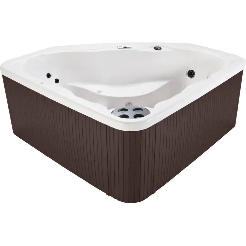 Lifesmart Spas 3 - Person 17 - Jet Plug And Play Hot Tub with Ozonator in Espresso