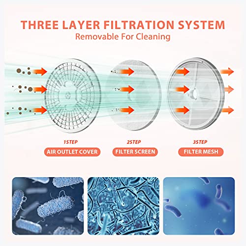 Euhomy Compact 850W Portable Clothes Dryer, 1.5 cu.ft, Quiet, Multi-Setting, Wall-Mountable, Ideal for Small Spaces