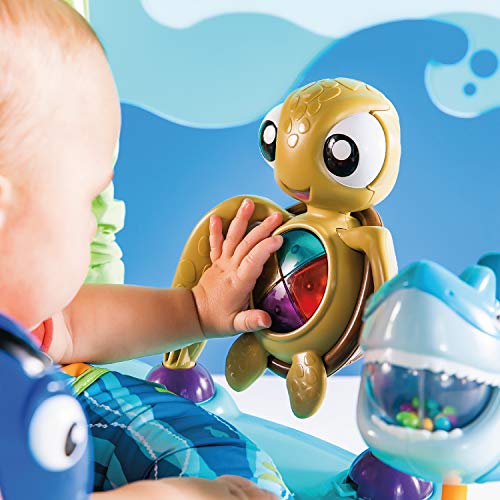 Bright Starts Disney Baby Finding Nemo Activity Center Jumper with Interactive Toys, 360° Seat, Adjustable Positions