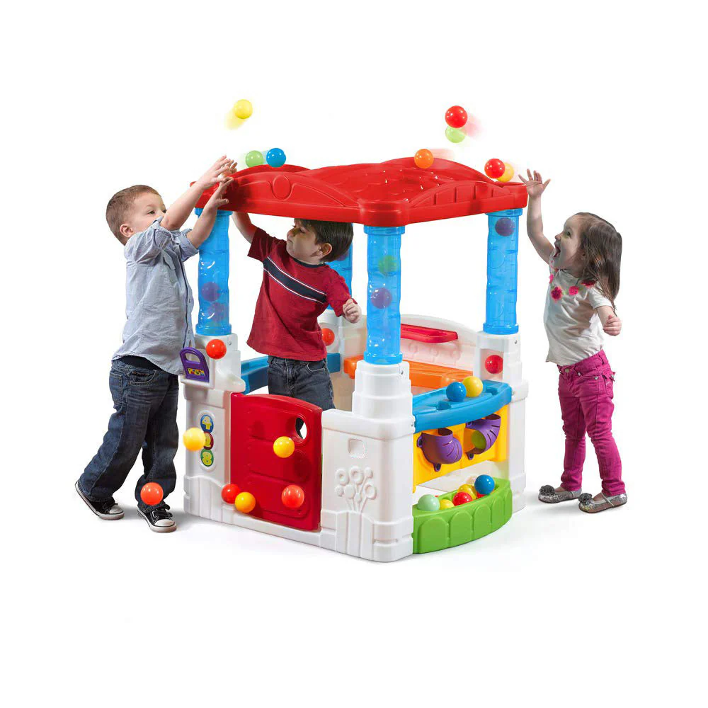 Crazy Maze Toddler Ball Pit Outdoor or Indoor Playhouse with 20 Colorful Balls