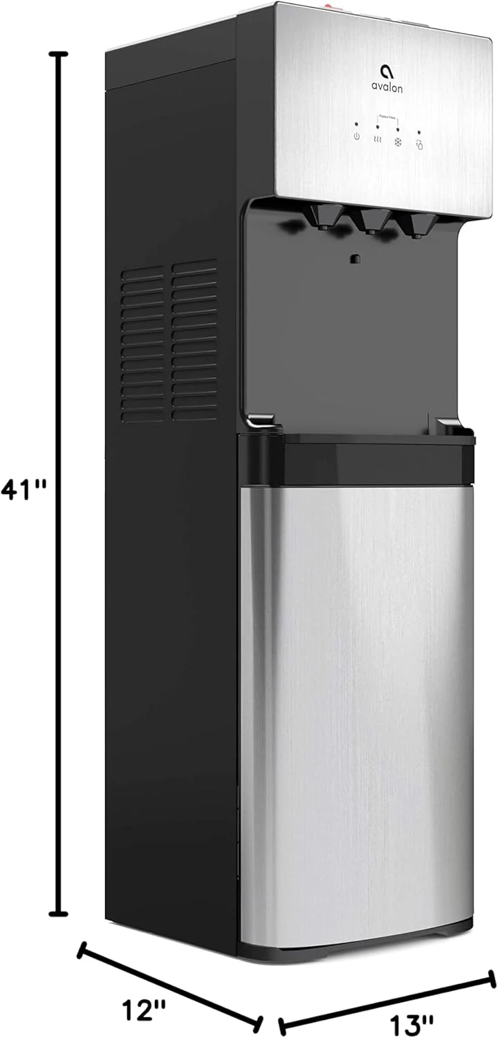Avalon A3F Bottom Loading Water Cooler Dispenser with BioGuard-3 Temperature Settings-UL-Filtered