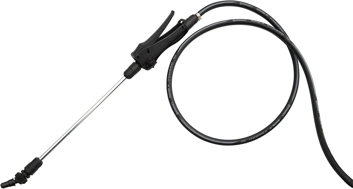 Workhorse Sprayers LG05SS Rechargeable 5-Gallon Portable Garden Sprayer with Wheels, Adjustable Nozzle, White