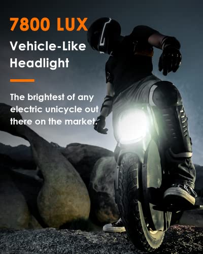 INMOTION V11 Electric Unicycle, 18′′ Self-Balancing with 3.35′′ Air Suspension, 75-Mile Range, 34 MPH Speed