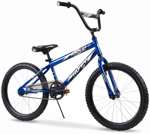 Huffy Rock It Boys Bike, 20-Inch, Royal Blue, Durable Steel Frame, Easy Assembly, Coaster Brake