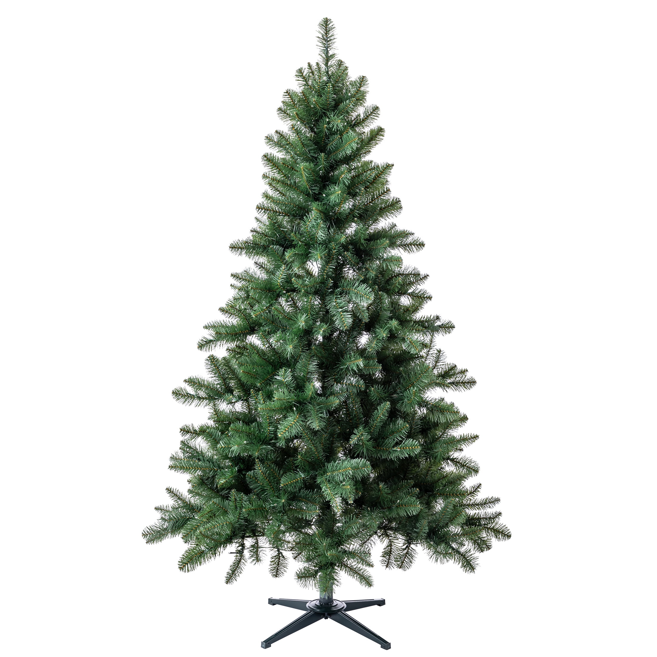 Holiday Time 6.5′ Windham Spruce Artificial Christmas Tree, Pre-Lit with Clear LED Lights, 936 Tips, Green