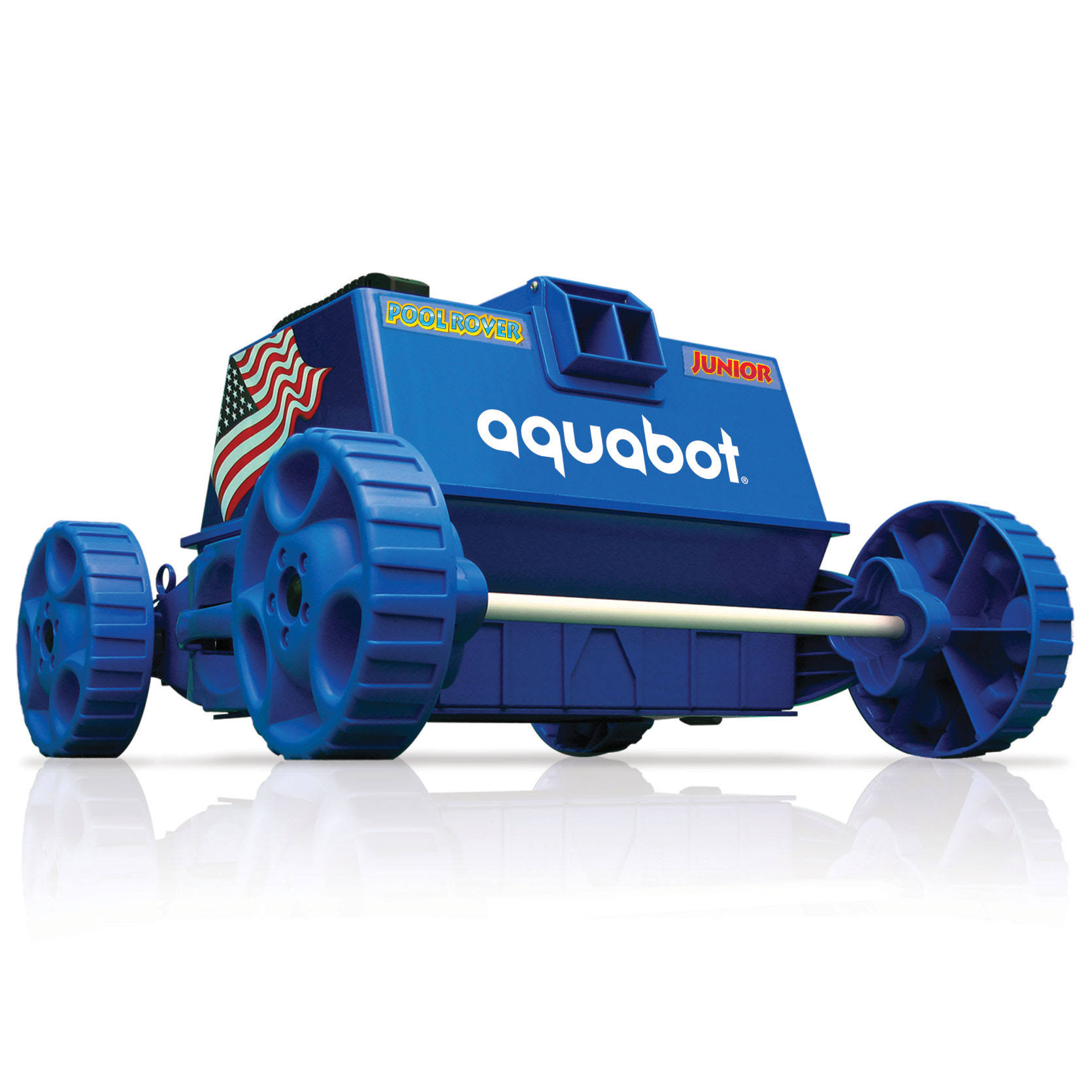 Aquabot Pool Rover Junior Robotic Pool Cleaner, 40ft Cable, Fast 1-Hour Clean, Includes Filter Bag
