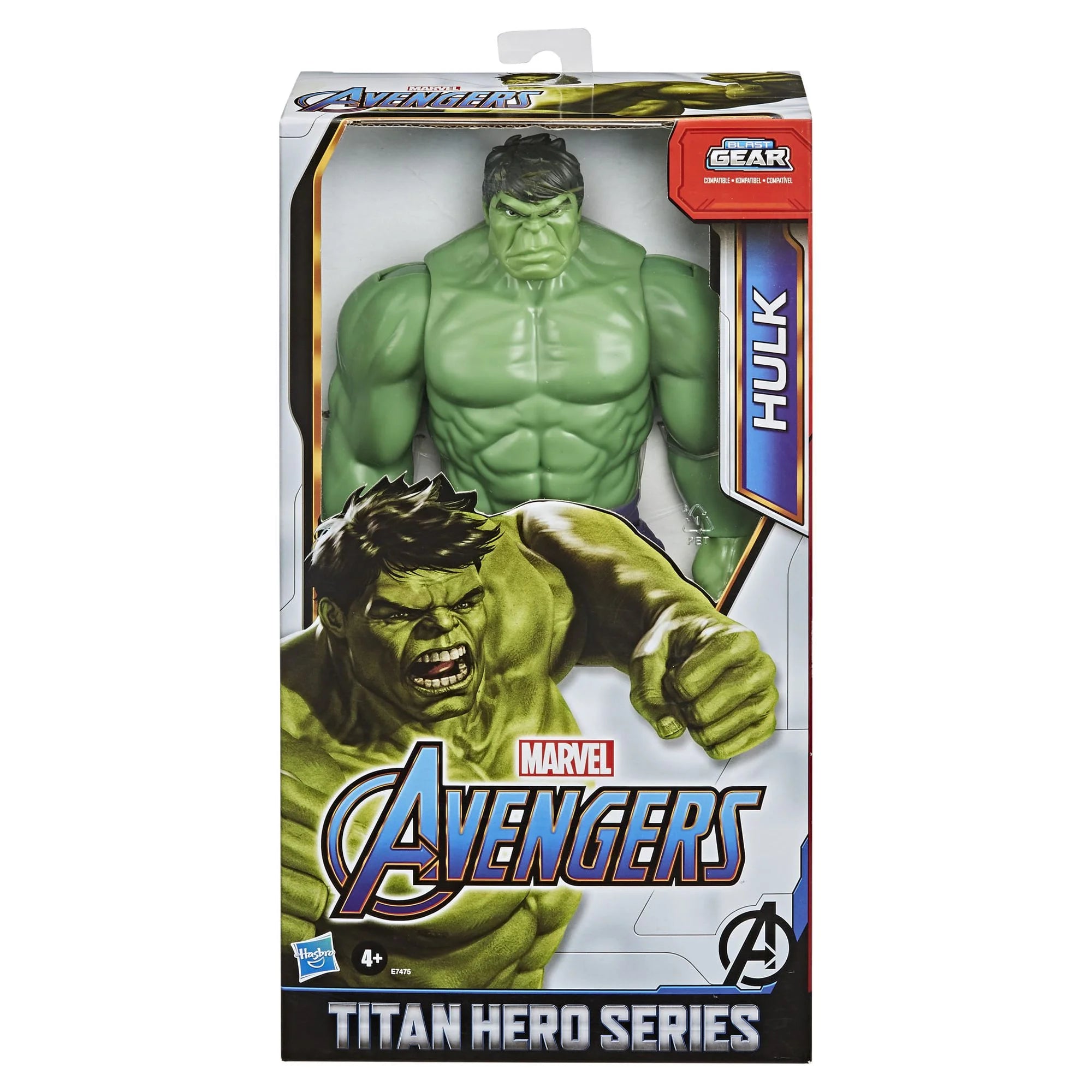 Marvel Avengers Titan Hero Series 12′′ Hulk Action Figure with Blast Gear