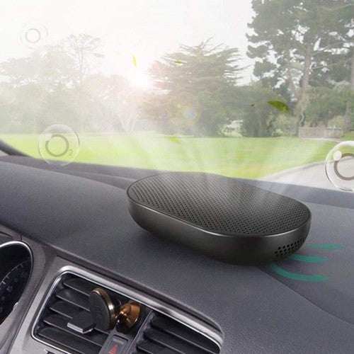 EEEXY Portable Car Air Purifier, Black – Ionizer Cleaner with Negative Ion & Ozone Technology, Odor Eliminator, Low Noise