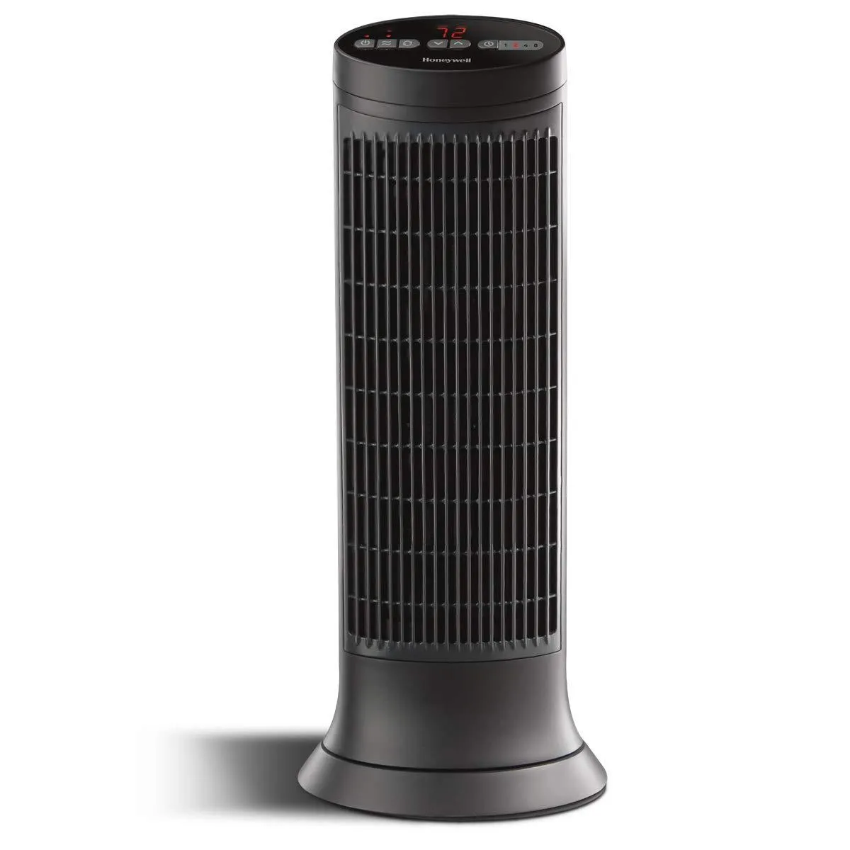 Digital Ceramic Tower Heater, 750-1500W, Programmable Thermostat, Black