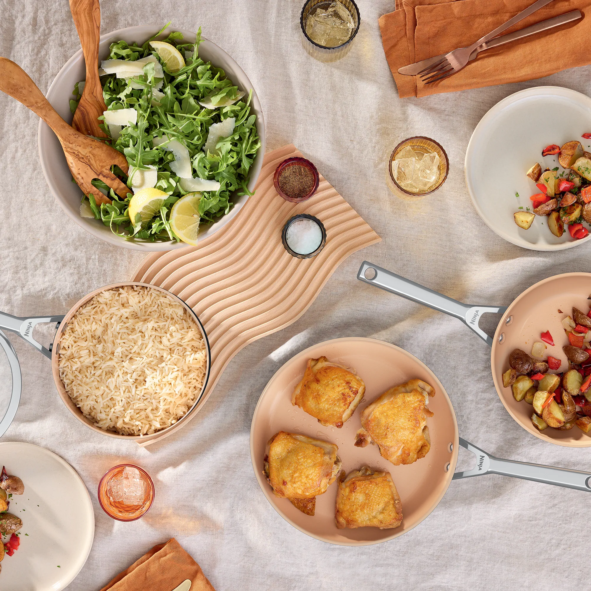 2026 Ninja Extended Life™ - Set de cocina premium de cerámica (6 piezas)