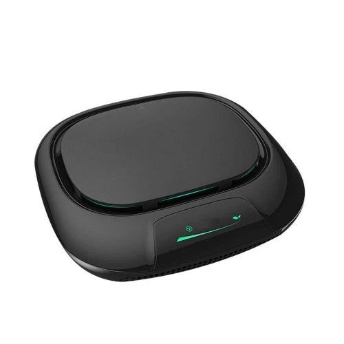 2026 Purificador de Aire para Coche PBQWER con Humidificador Inteligente y Aromaterapia, Filtro Interno Negativo e Ionizador – Color Negro