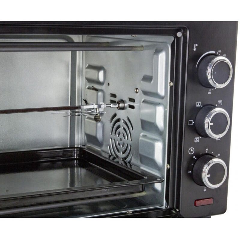 Esperanza Mini Horno Con Convección Y Asador Nza Napoli Eko006 Pomo 1600w Negro Eléctrico 23 L