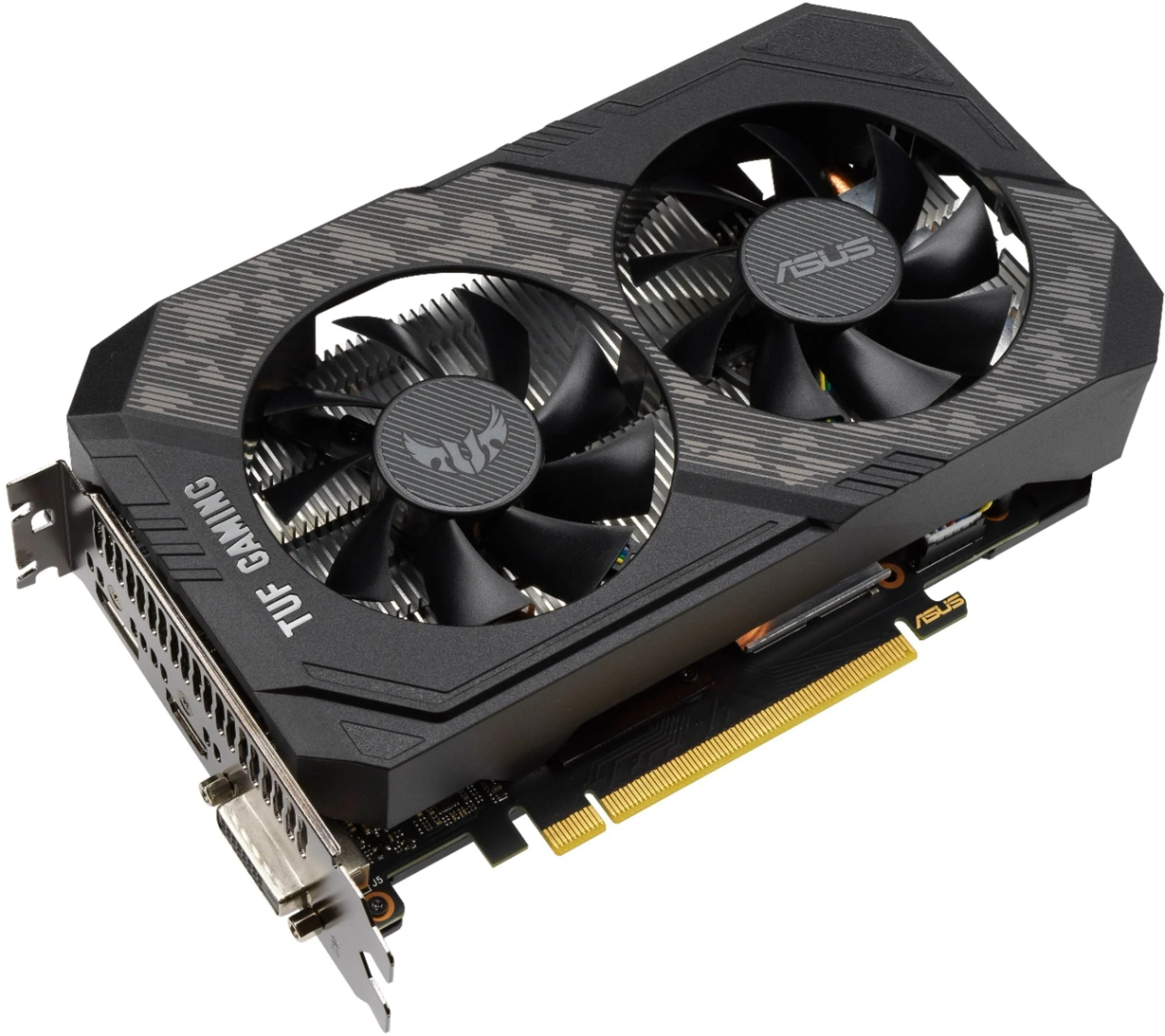 2025 Tarjeta gráfica ASUS NVIDIA GeForce GTX 1660 SUPER OC Edition 6 GB GDDR6 PCI Express 3.0, Negro/Gris