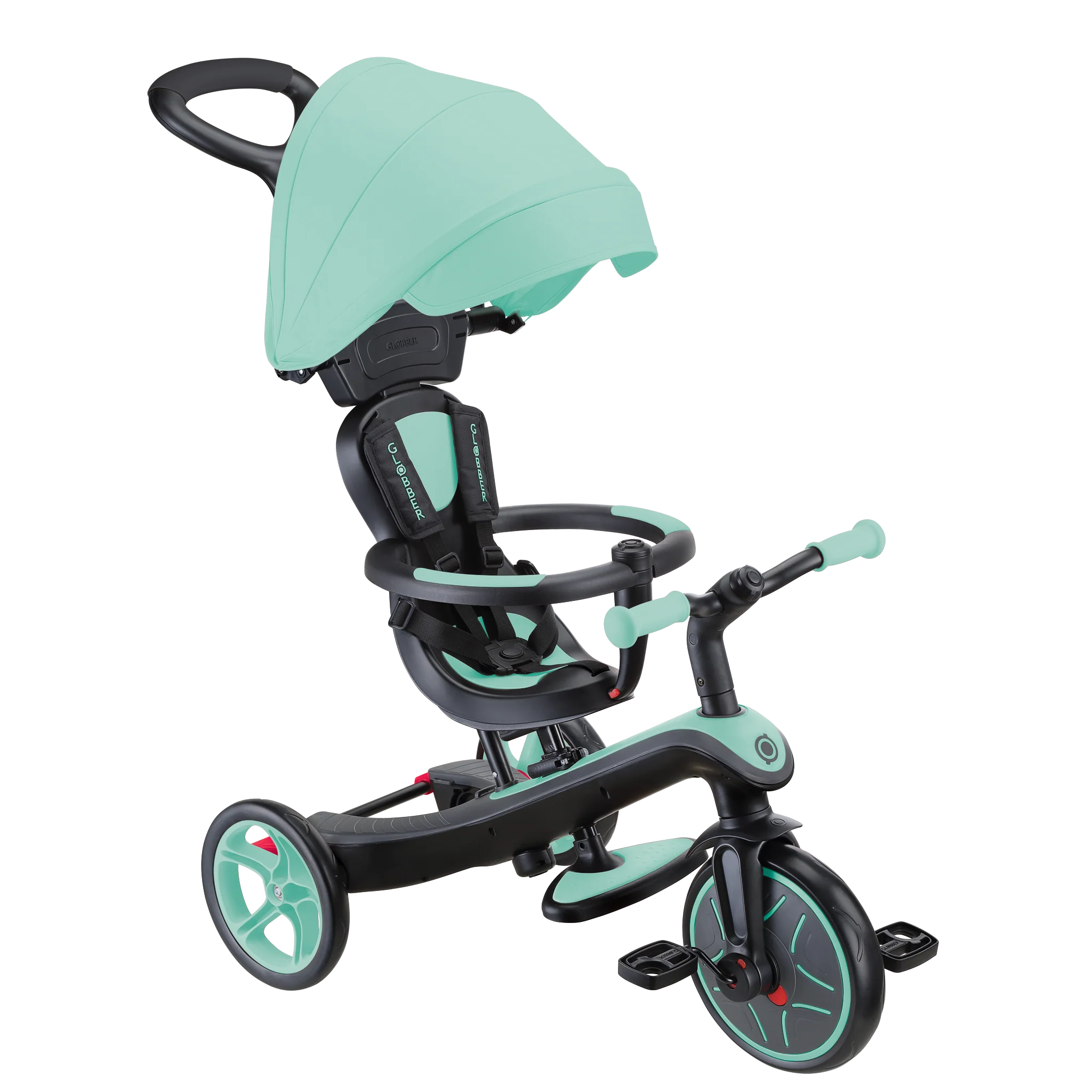 2026 Triciclo Evolutivo Infantil Globber EXPLORER 4 en 1 – De 10 Meses a Más de 5 Años