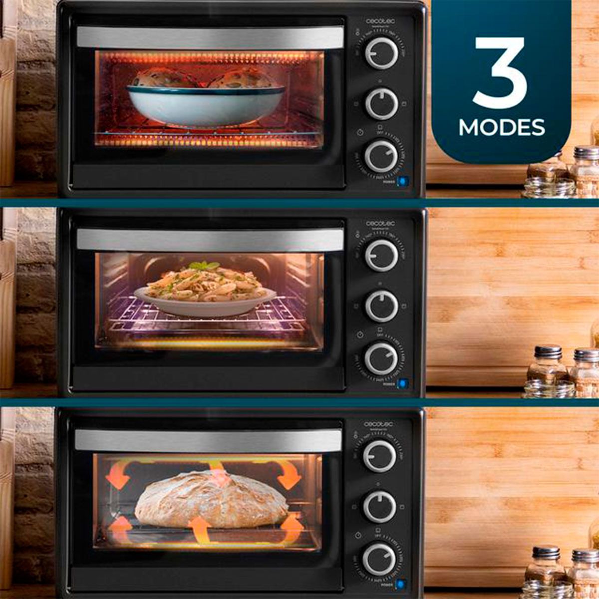 Horno De Sobremesa Cecotec Bake&toast 2300 1500w 23l