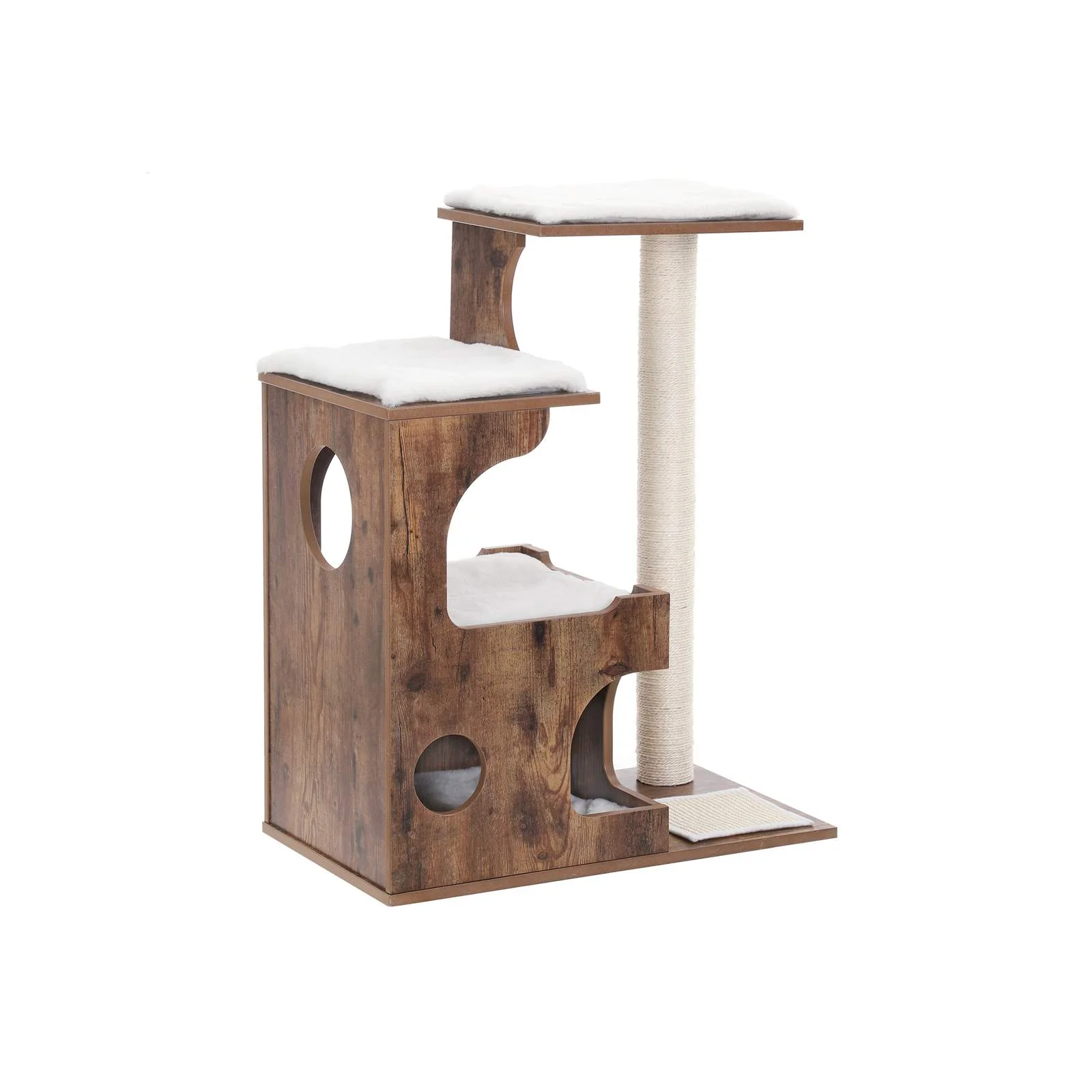 Árbol Para Gatos Con 3 Camas