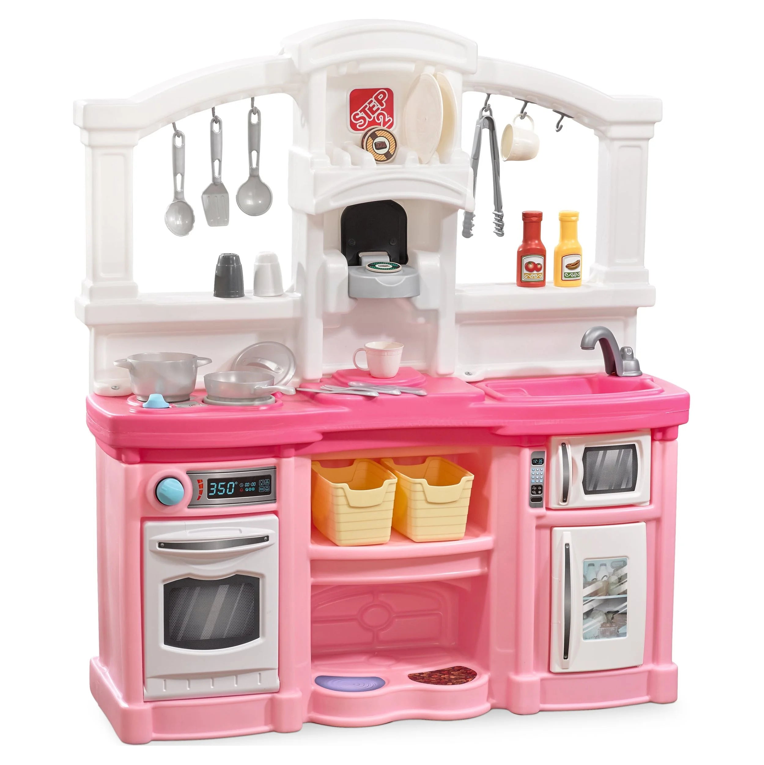 2026 Set de cocina infantil Step2 Fun with Friends en rosa