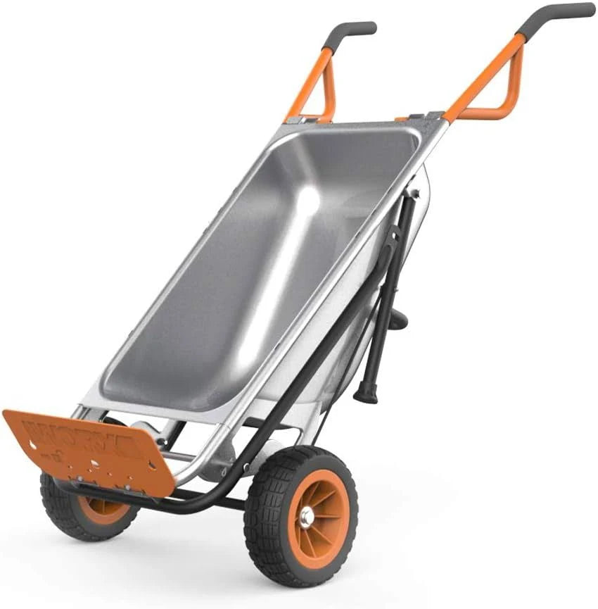 2026 Worx Aerocart 8 en 1 – Carretilla multifuncional, carro de transporte y transpaleta con capacidad de 136 kg
