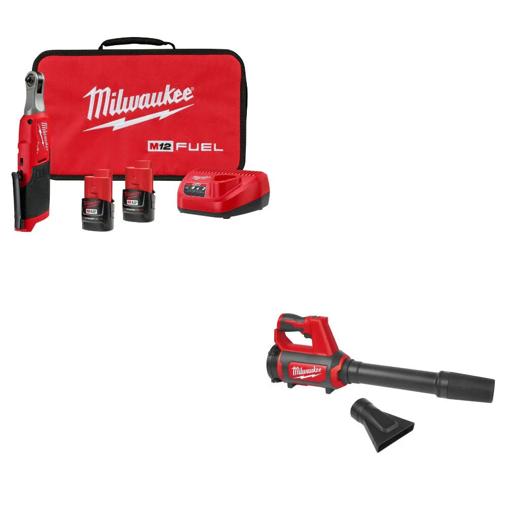 2026 Milwaukee 2566-22 Set Llave de Carraca de Alta Velocidad con Soplador Spot 0852-20 Incluido