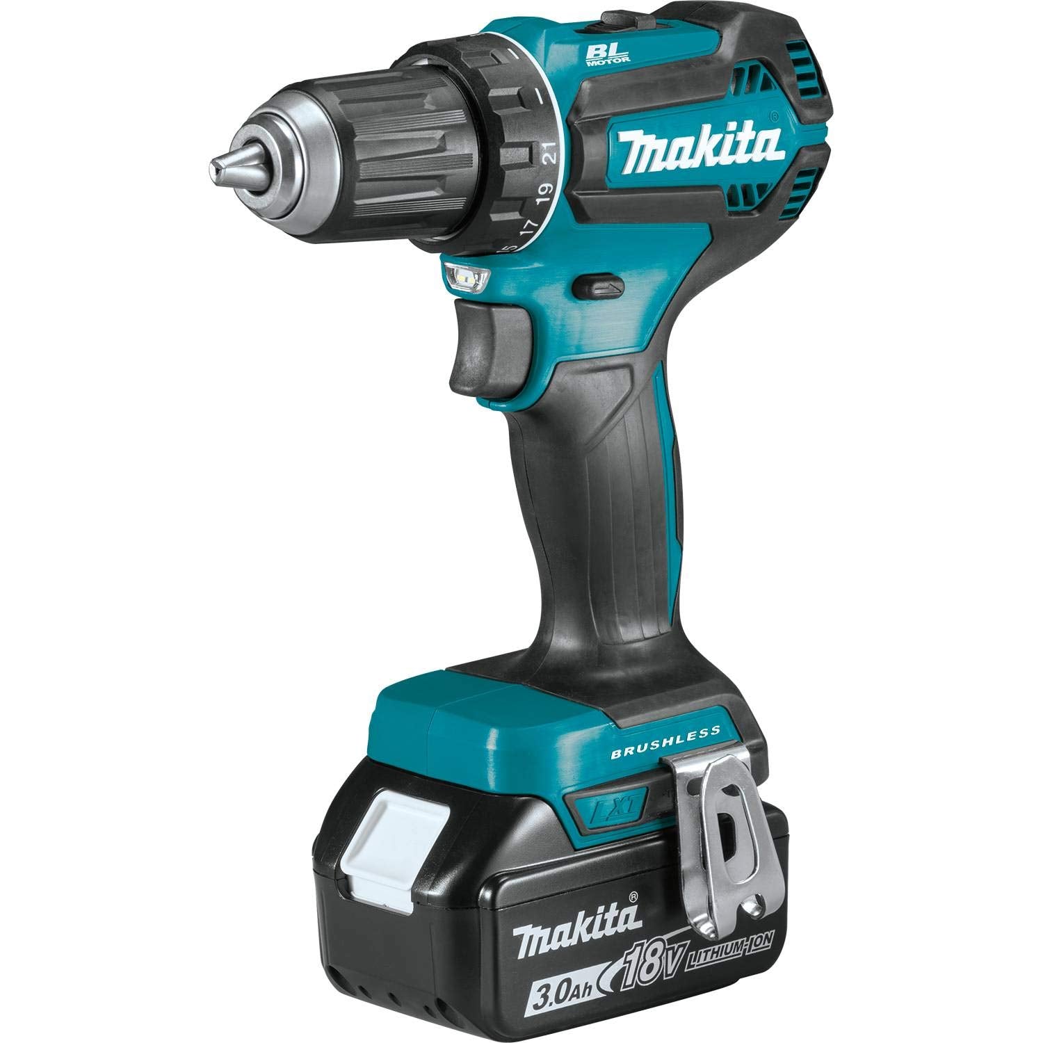 2026 Kit de taladro-atornillador inalámbrico Makita XFD131 LXTu00ae de 18 V y 1/2