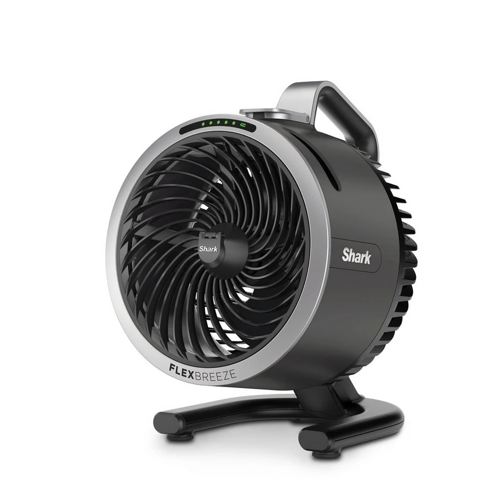 2026 Ventilador con nebulización Shark FlexBreeze HydroGo FA050UK – Solución portátil de enfriamiento ultra potente para interior y exterior (Carbón)