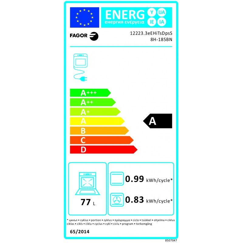 Horno Fagor 8h-185bn
