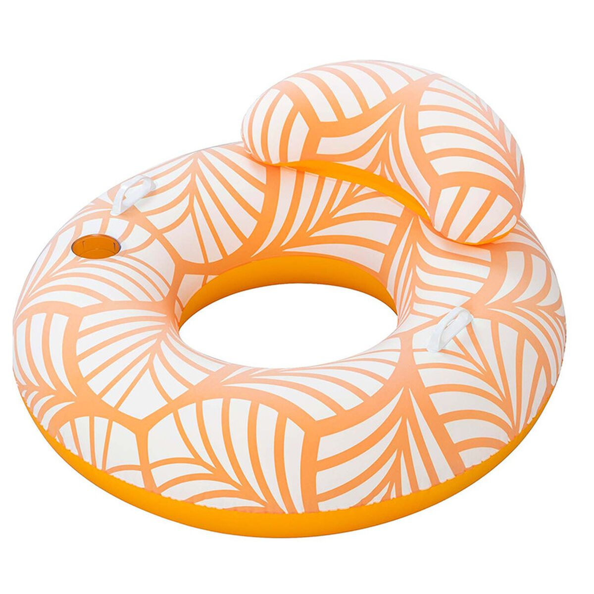 Sillón Hinchable Para Piscina Plástico 118 X 117 Cm Deluxe - Bestway. Naranja