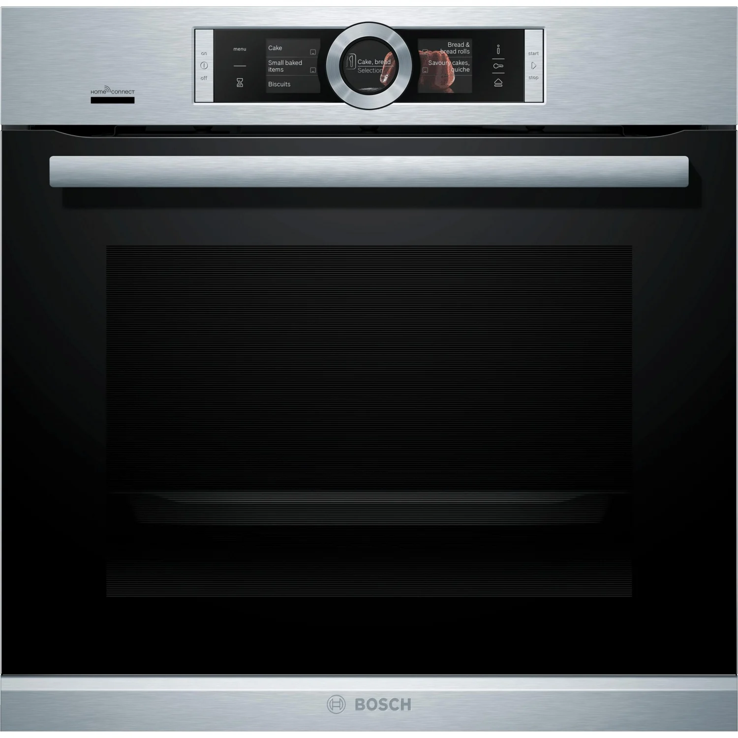 Horno Multifución Bosch HSG636XS6, 3,6 kW, 71 L, Apertura Abatible, 14 Funciones de Cocción, Eficiencia A+ - Inox