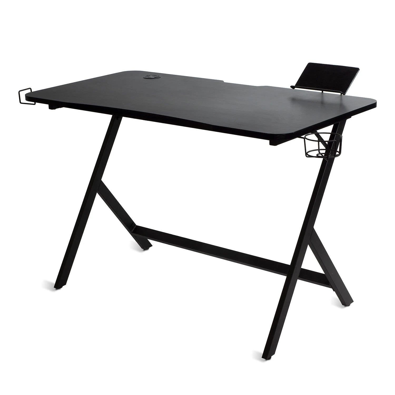 2026 Escritorio de Juego Atlantic Fire Storm con 24 LEDs Multicolores y 3 Puertos USB