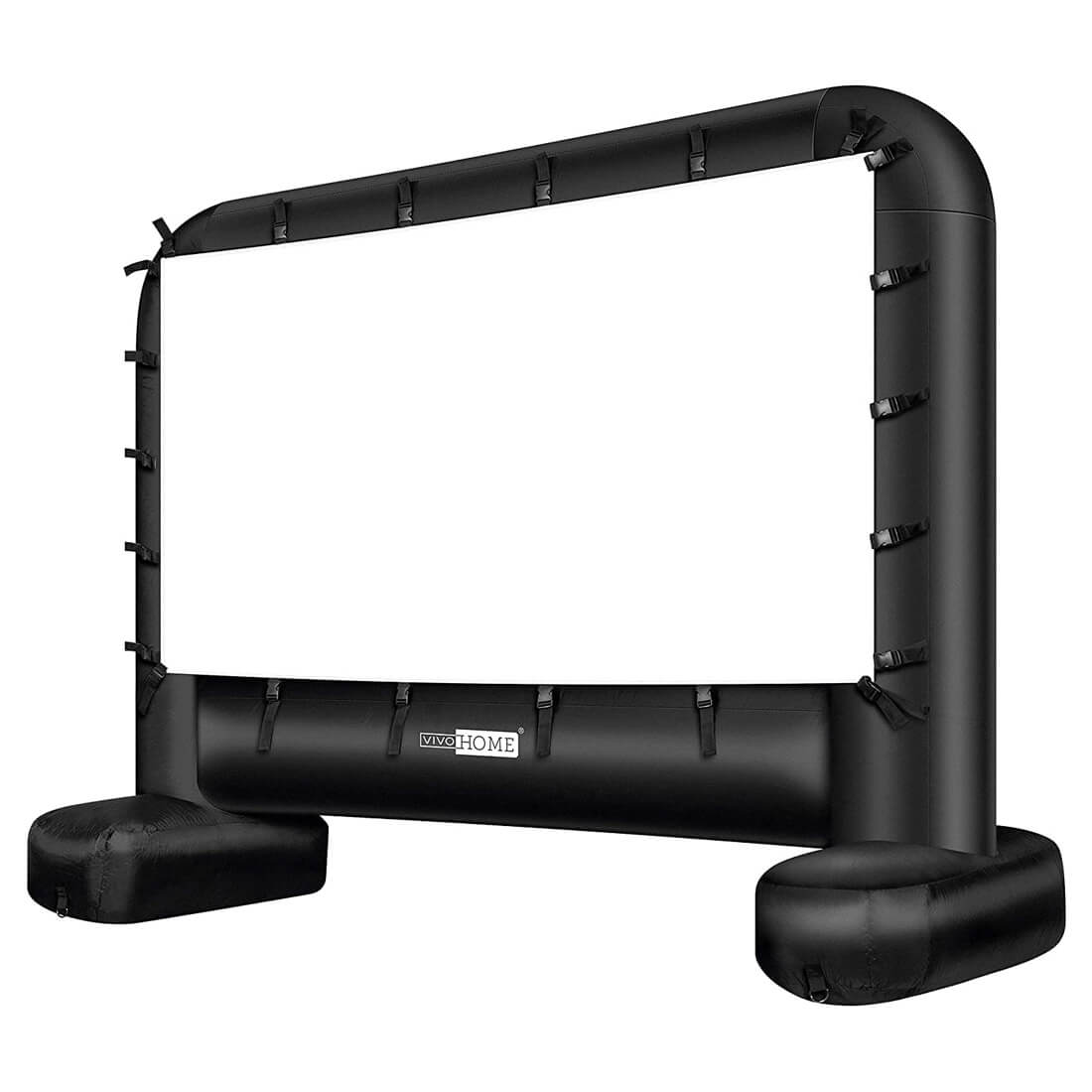 2026 Pantalla Inflable de Cine Gigante de 14-17 Pies para Proyección Frontal y Trasera – Ideal para Exteriores