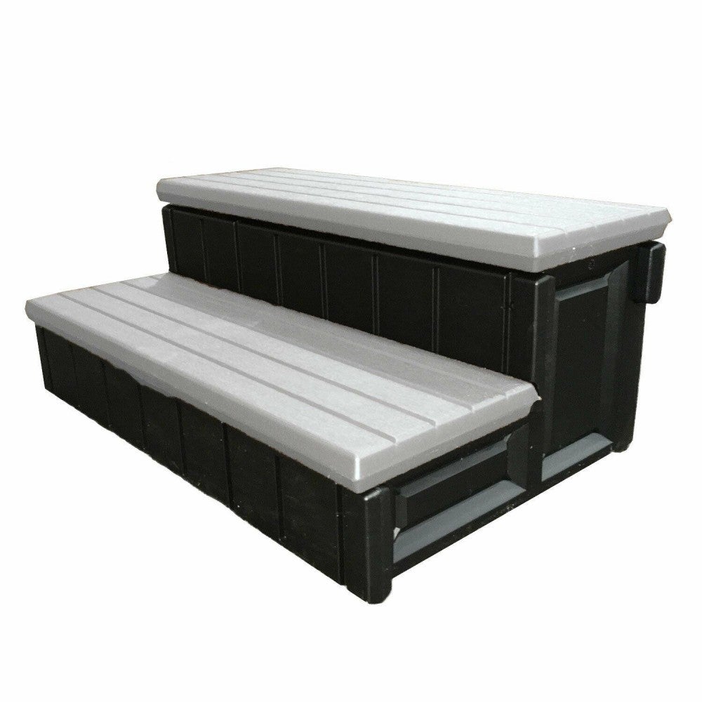2026 Escalones de Almacenaje para Spa/Hot Tub de Patio y Deck Leisure Accents de 36 Pulgadas