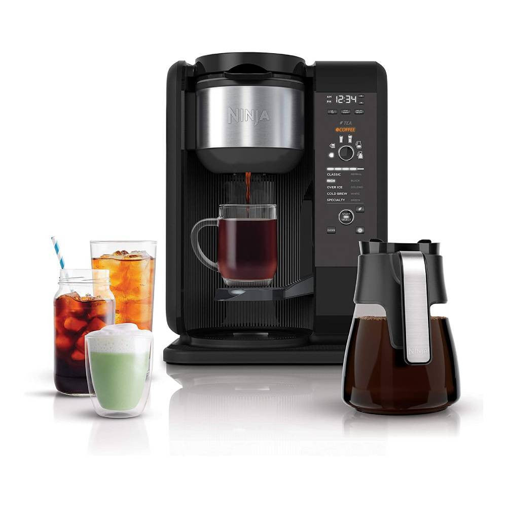 2026 Sistema de Preparación de Café y Té Ninja Hot & Cold Brewed, con Tecnología Auto-iQ y Jarra de Vidrio