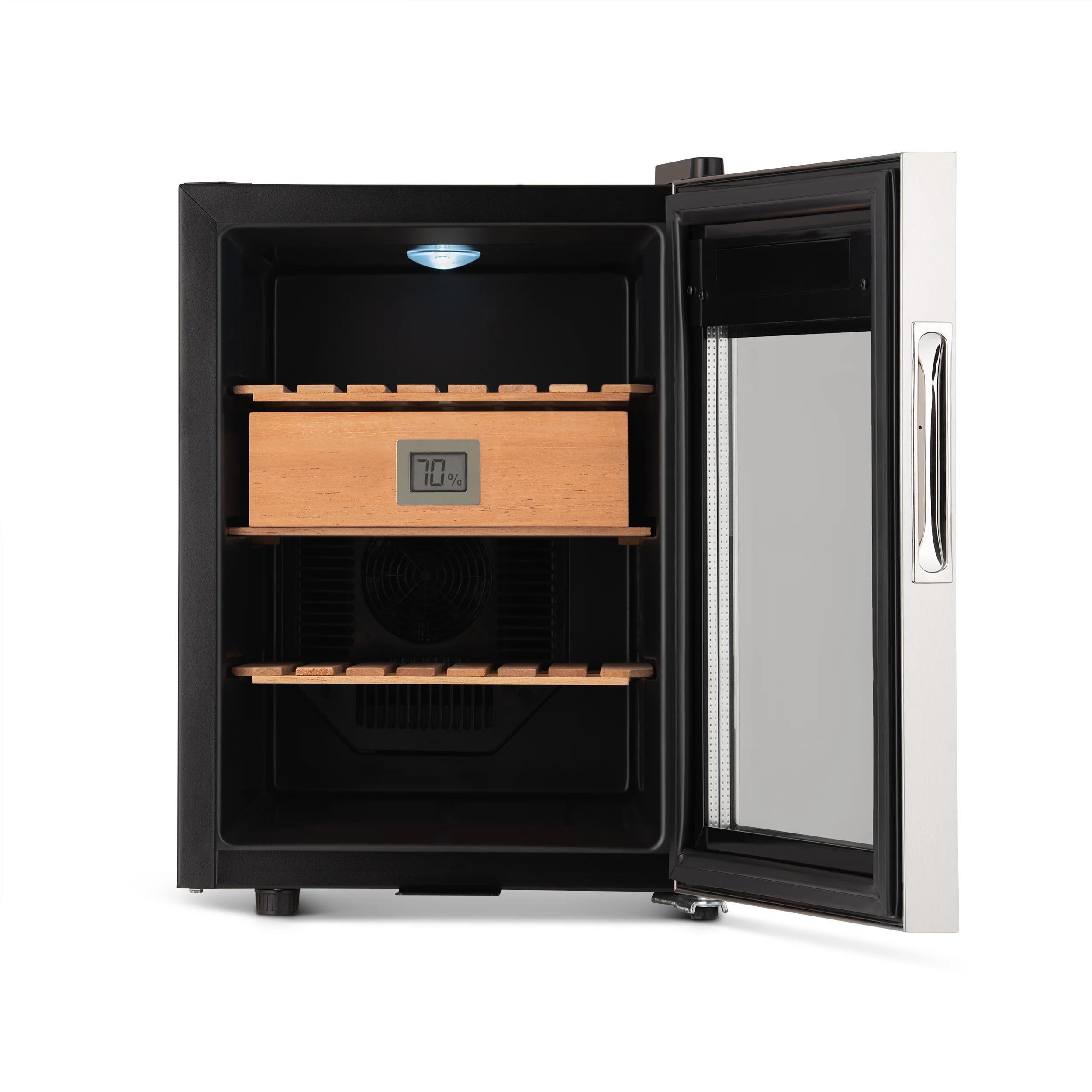 2026 Humidor eléctrico para puros Newair® con Opti-Temp™, capacidad para 250 puros