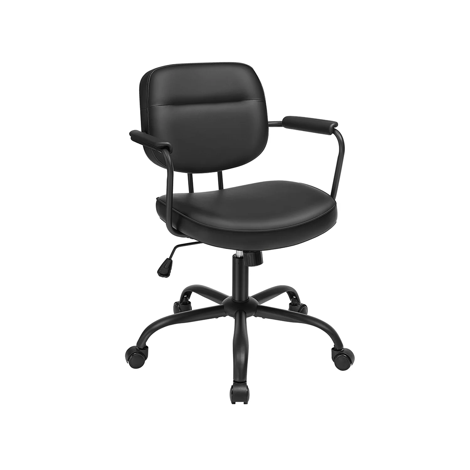 Silla de Escritorio Giratoria Ergonómica Altura Ajustable Negro Tinta