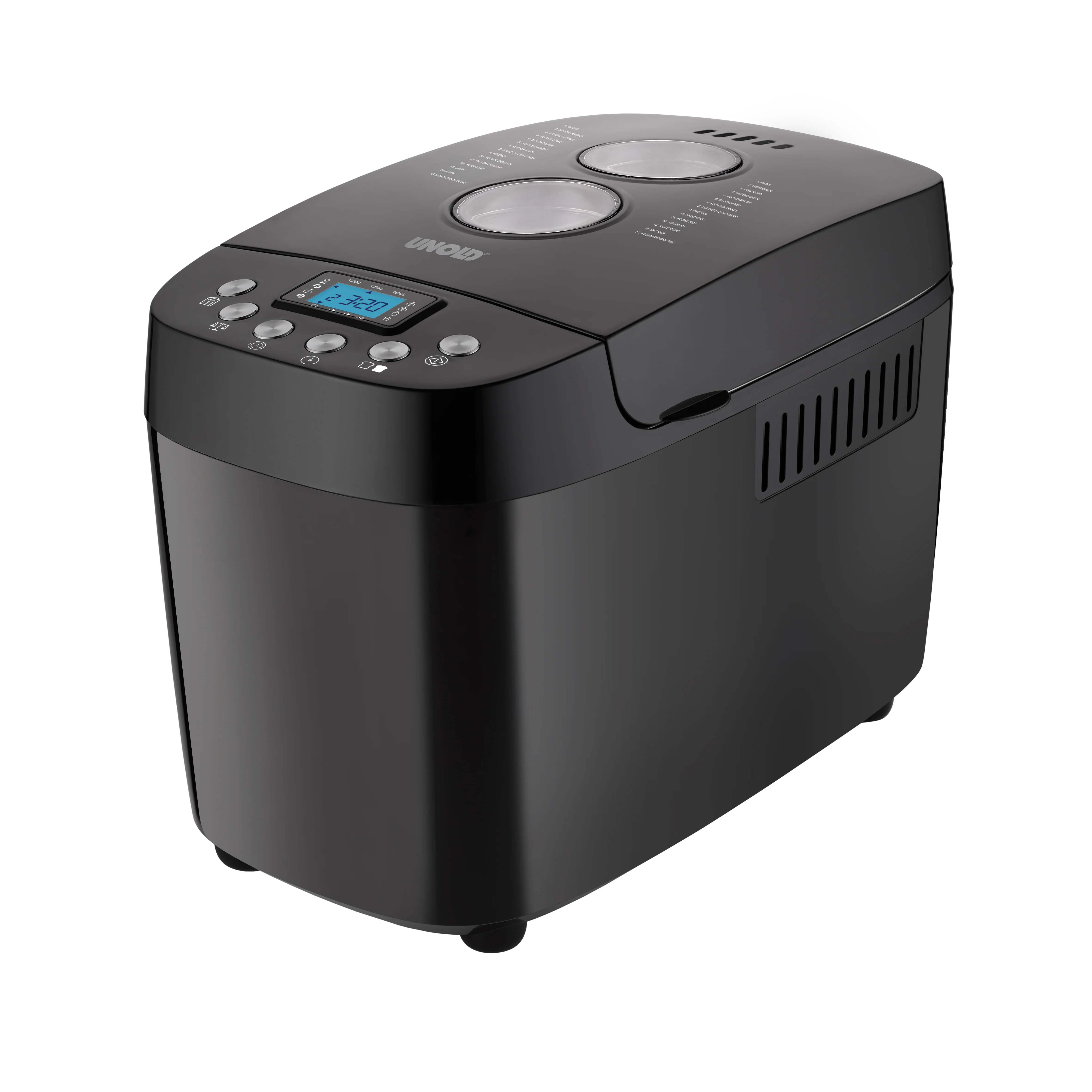 2025 Máquina de pan Unold Backmeister Big 850 W con 15 programas y capacidad de 1.500 g