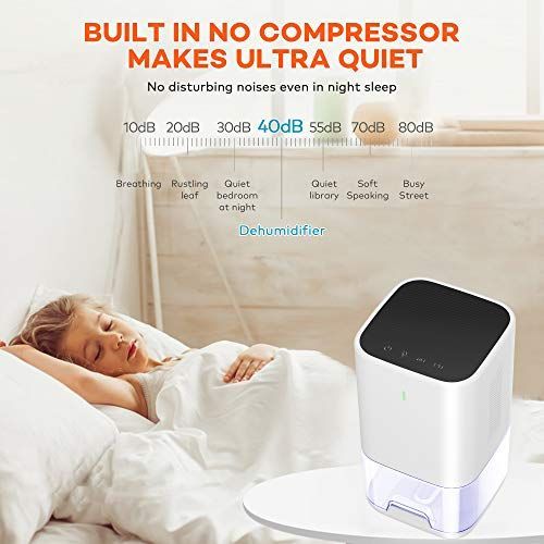 2026 Deshumidificador LEEL Mejorado de 1200 ml con Temporizador Automático