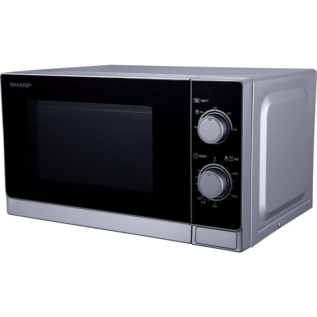 2025 Microondas Sharp R-200INW 800 W 20 L plateado