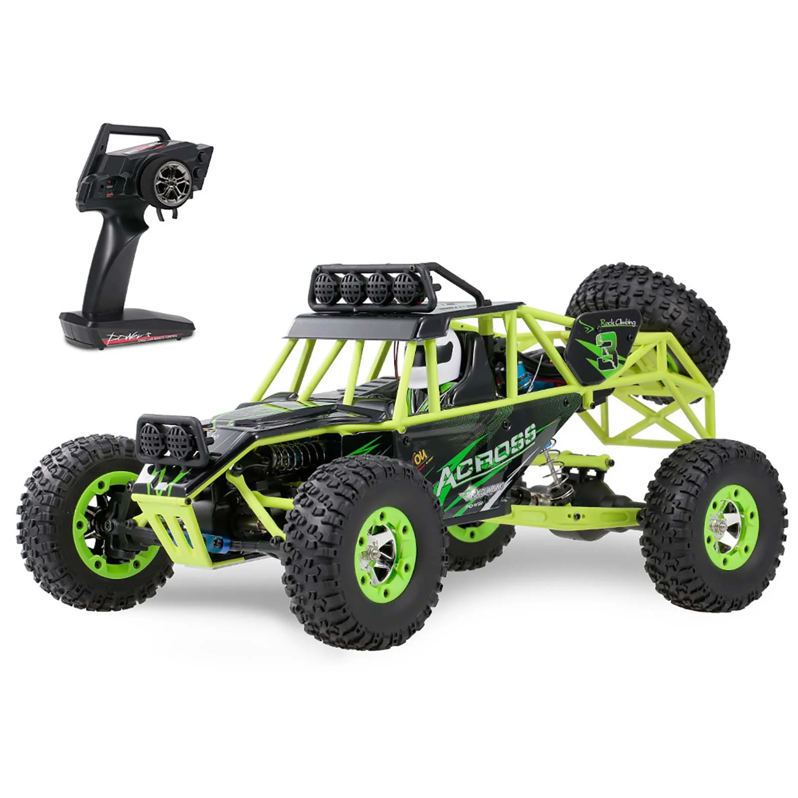 2025 Wltoys 1/12 - Coche todoterreno teledirigido de alta velocidad, 50 km/h, 2,4 G, tracción en las cuatro ruedas, control remoto, todoterreno, Rock Crawler