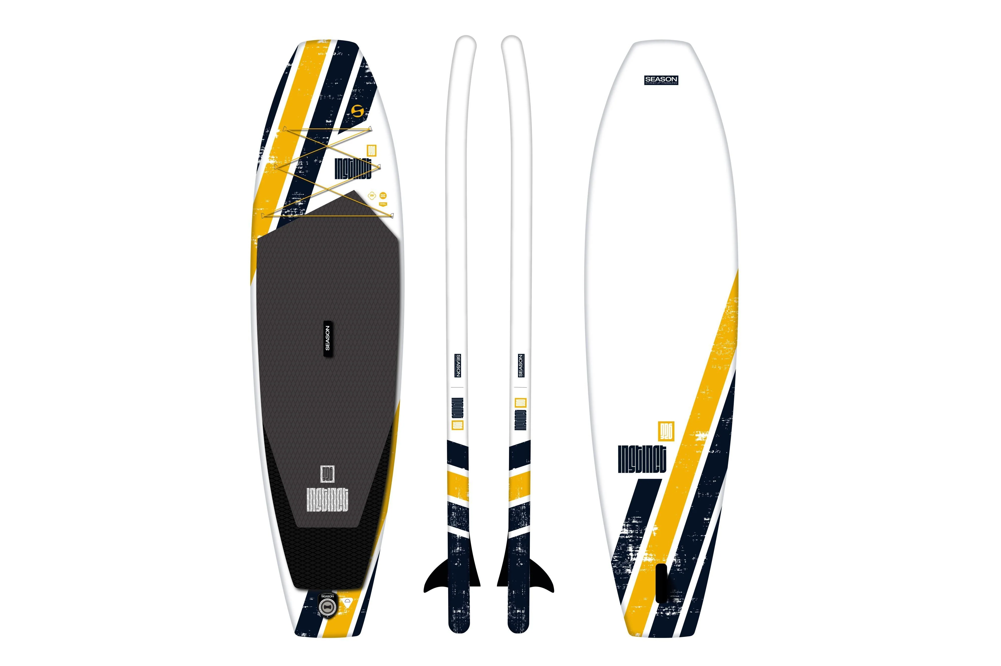 2026 Instinct 10.4 Tabla de SUP hinchable para aguas bravas – Double Layer Fusion, 4 aletas flexibles y aleta dura desmontable, ancho 88 cm