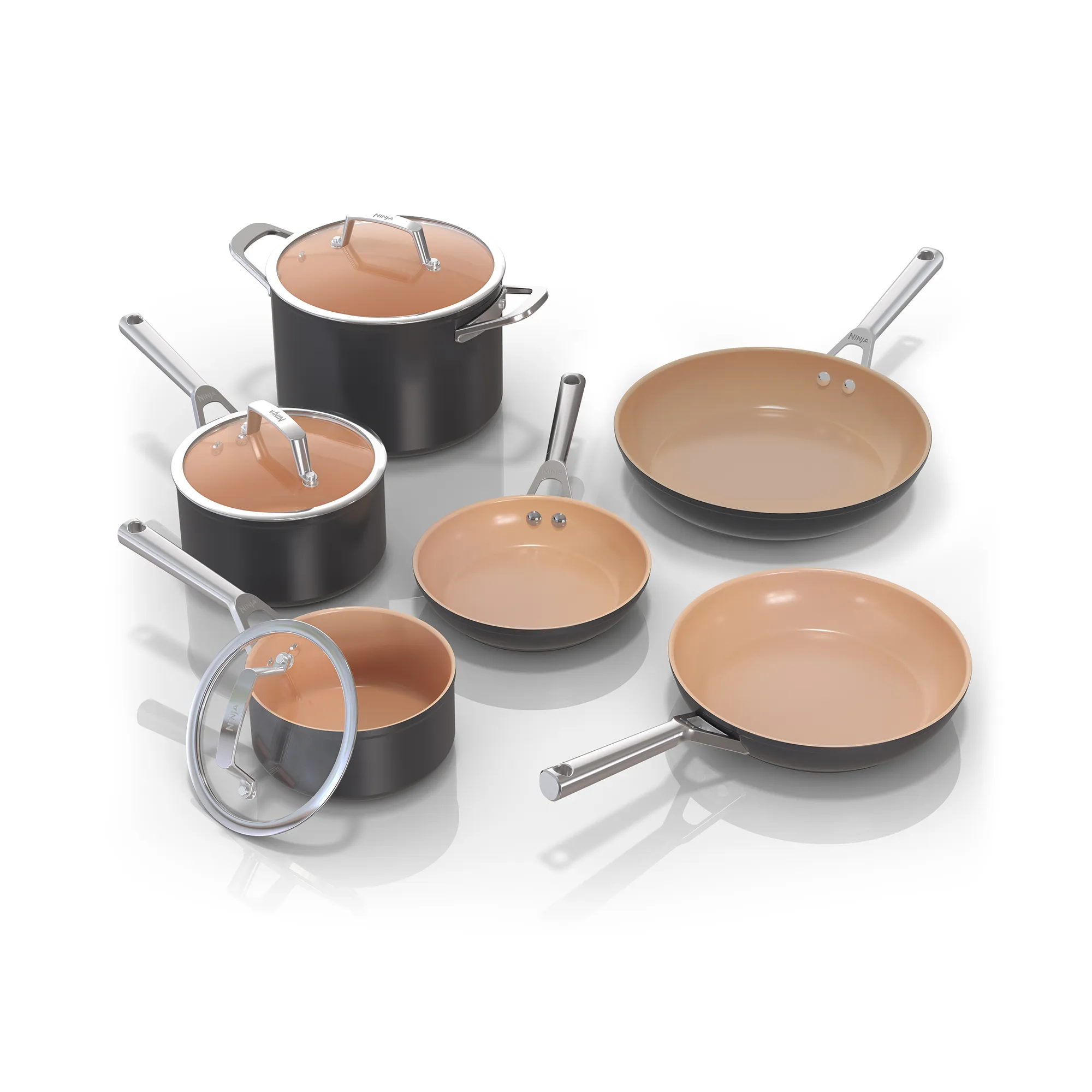 2026 Ninja Extended Life™ - Set de cocina premium de cerámica (6 piezas)