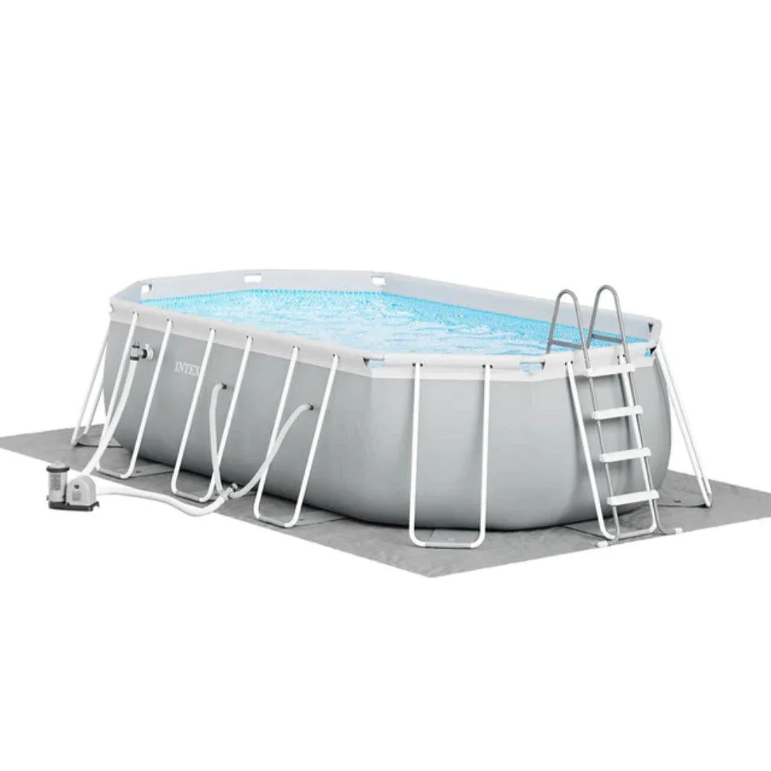 2025 Piscina Elevada Intex Prism Frame™ Ovalada 16,6 x 9 pies x 48