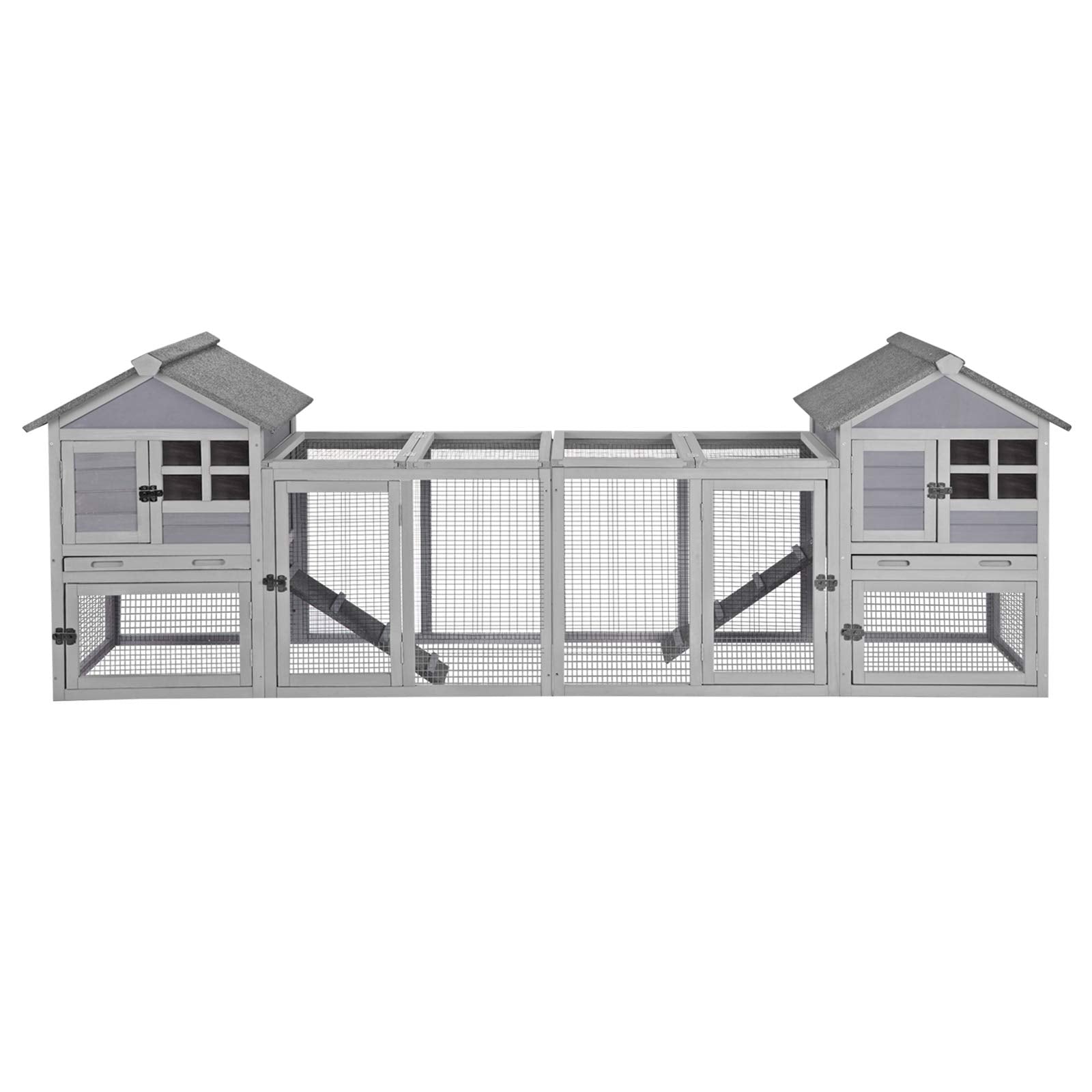 2026 Conejera para Conejos y Cobayas Indoor/Outdoor Rabbit Hut