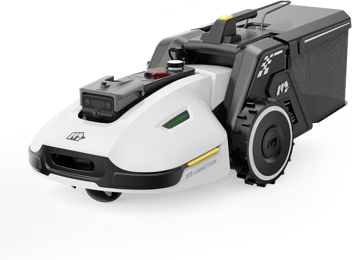 MAMMOTION YUKA Mini 500 Robot Perimeter Cordless Lawn Mower, Recommended 500 m², Max. 700 m², Auto Mapping 3D AI Vision, 50% Slope, 5 Pivoting Blades, with 4G Module