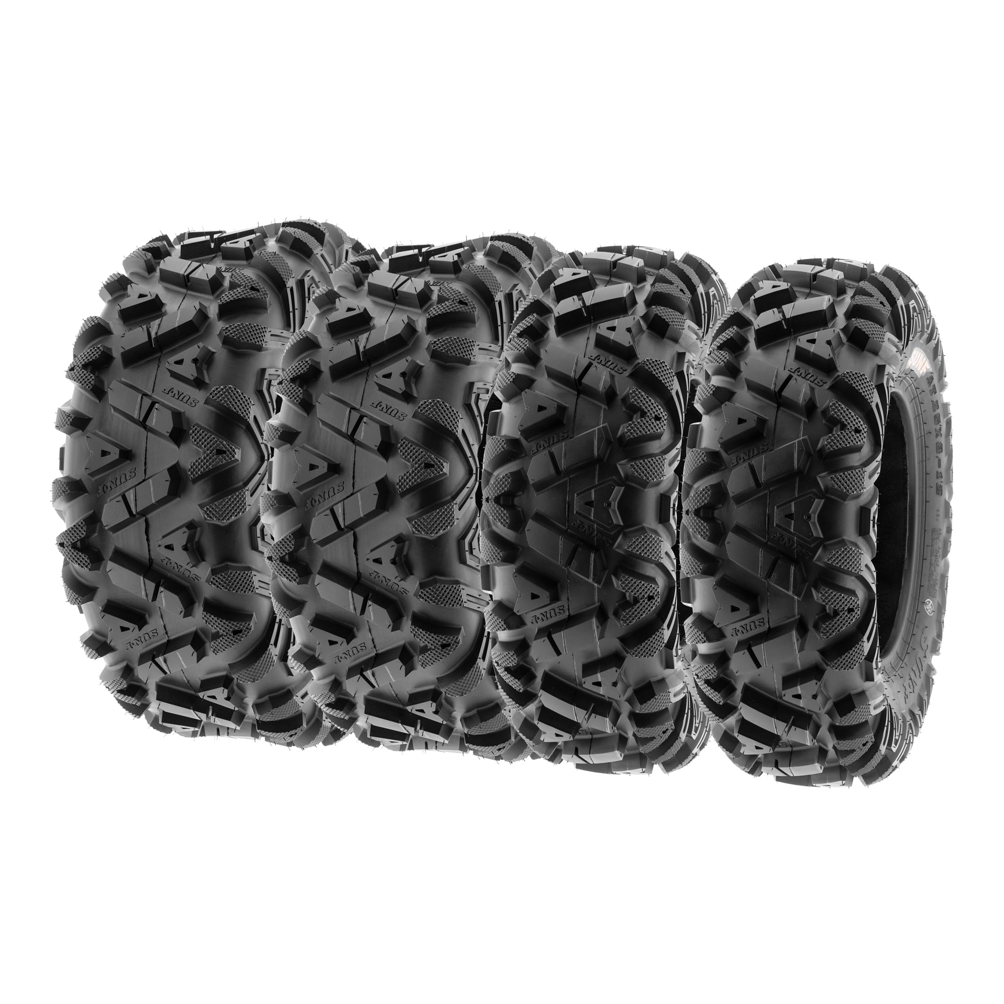 2026 SunF All Terrain ATV/UTV Tires 25×8-12 & 25×10-12 6 PR A033 | Juego Completo de 4 Llantas
