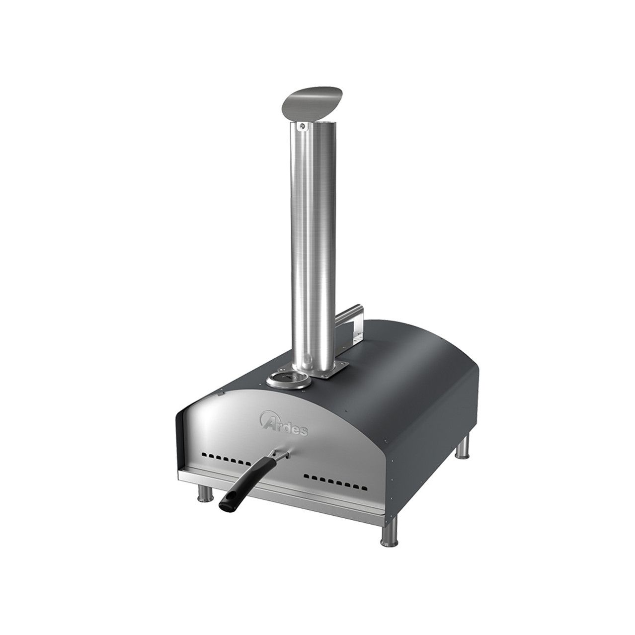 Horno De Pizza Ardes Arpiz02 Funcionamiento A Pellet Y Termómetro Integrado Acero Inoxidable