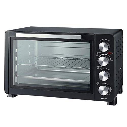 Infiniton Horno Convencion Sobremesa Hsm-18n30 (30l, 1500w, Negro, Temperatura Hasta 230ºc Y Tiempo Hasta 60 Minutos, Horno Portatil)