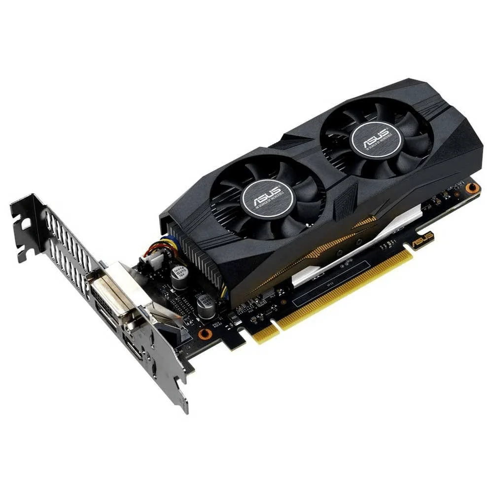2025 Tarjeta gráfica Asus GeForce GTX 1650 Low Profile 4 GB GDDR5 (GTX1650-O4G-LP-BRK)