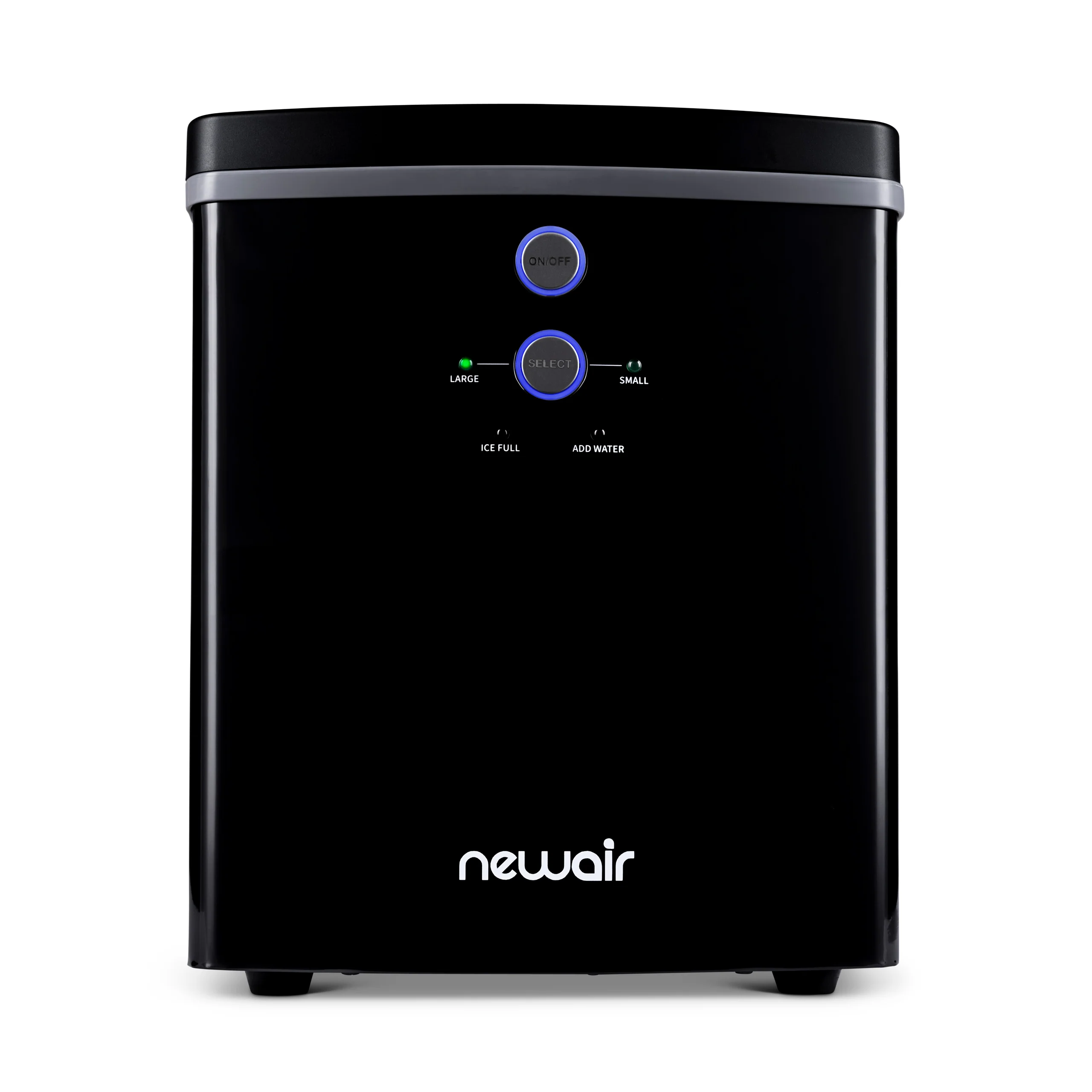 2026 Máquina de hielo de mostrador Newair® – Cubitos en forma de bola, 15 kg/día – Negro