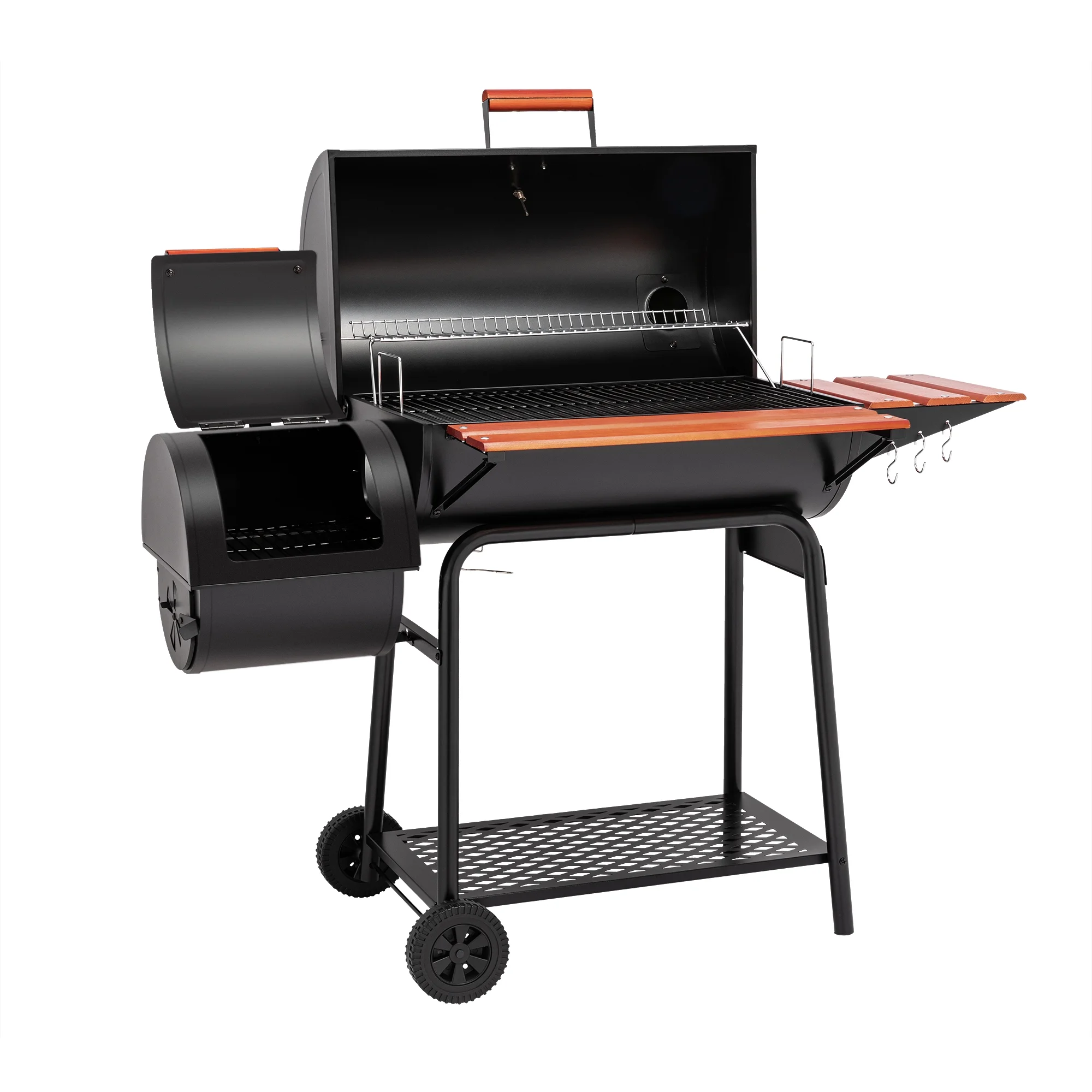 2025 Royal Gourmet CC1830W Parrilla de carbón de 76 cm con ahumador lateral
